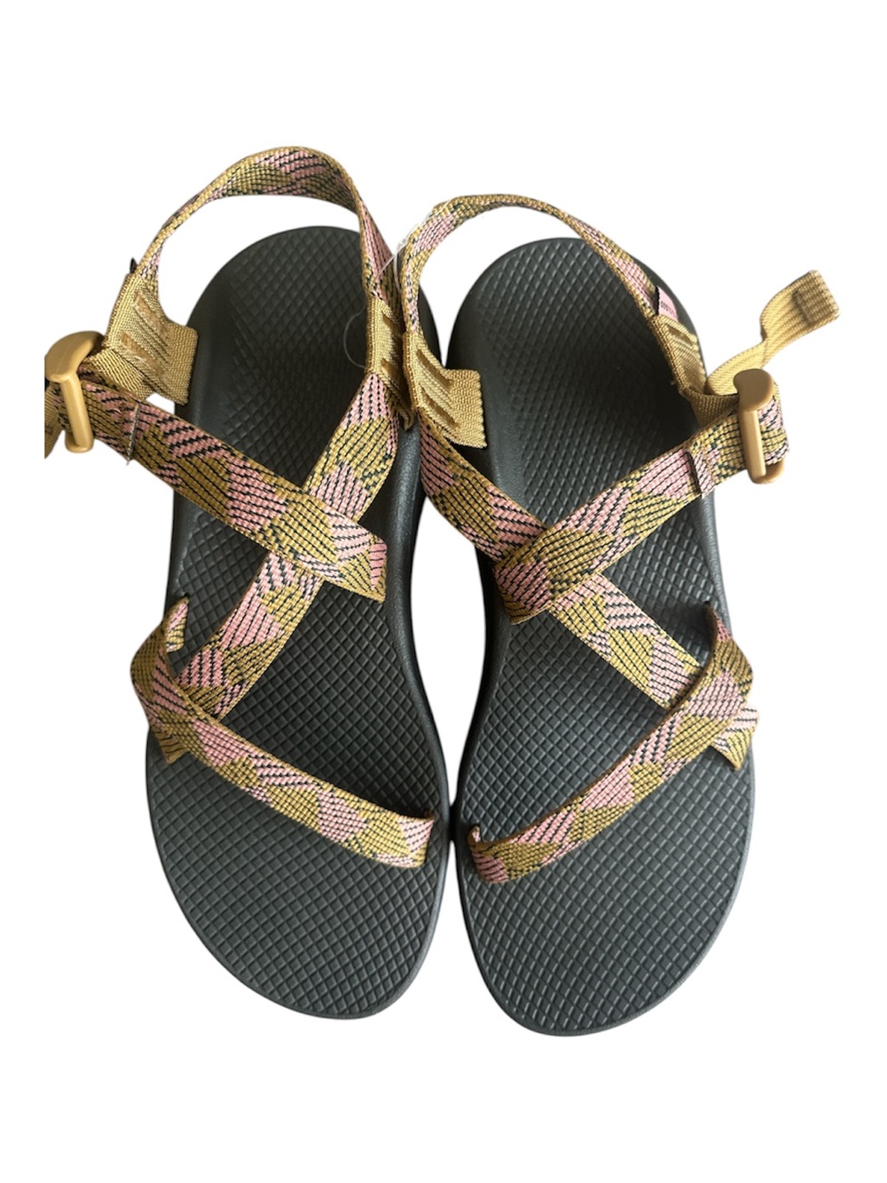 Chaco Cloud Women's Pink and Gold Strappy Sport Sandals